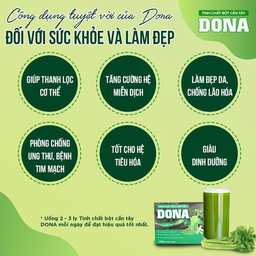 Tinh chất bột cần tây Dona