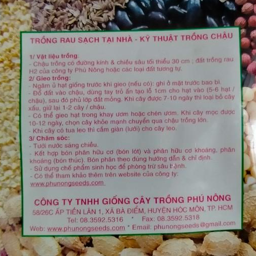 PN - Hạt Giống Khổ Qua Xanh Cao Sản F1 Siêu Trái 2G - Trồng Rau Xanh Rau Sạch Bằng Đất Sạch, Mùn Dừa Và Phân Bón Hữu Cơ