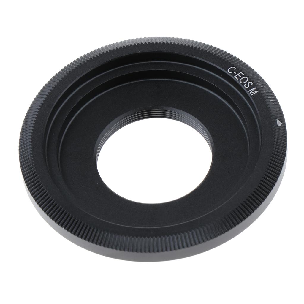 C Mount Chuyển Đổi Ống Kính Chuyển Đổi Nhẫn Cho Canon EOS M Camera Thân Lấy Nét Bằng Tay