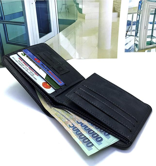 Ví da nam thời trang cao cấp full hộp đựng