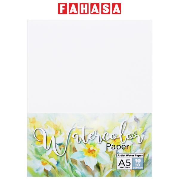 Giấy Vẽ Mỹ Thuật A5 - Artist Water Paper 300gsm - The Sun (10 Tờ/Xấp)
