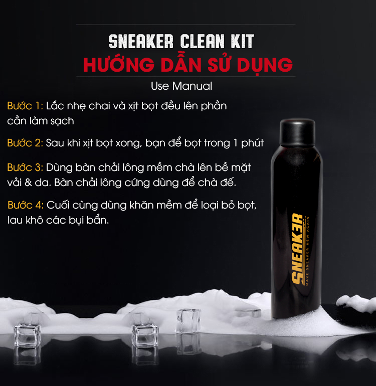 Bộ Vệ Sinh Làm Sạch Giày Sneaker Chuyên Sâu - Sneak3r