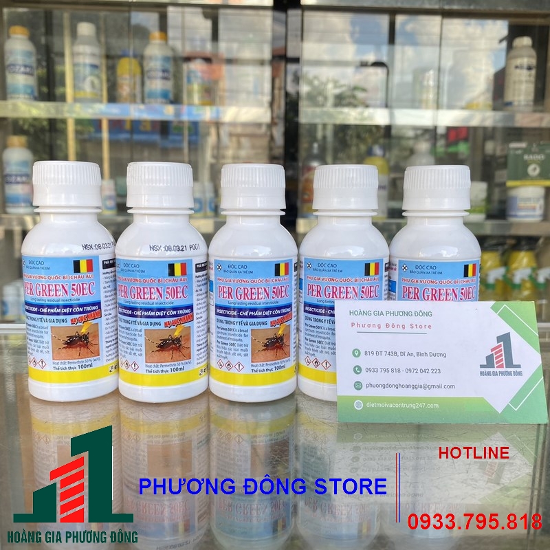 Thuốc diệt muỗi PER GREEN 50EC _ chai 100ml