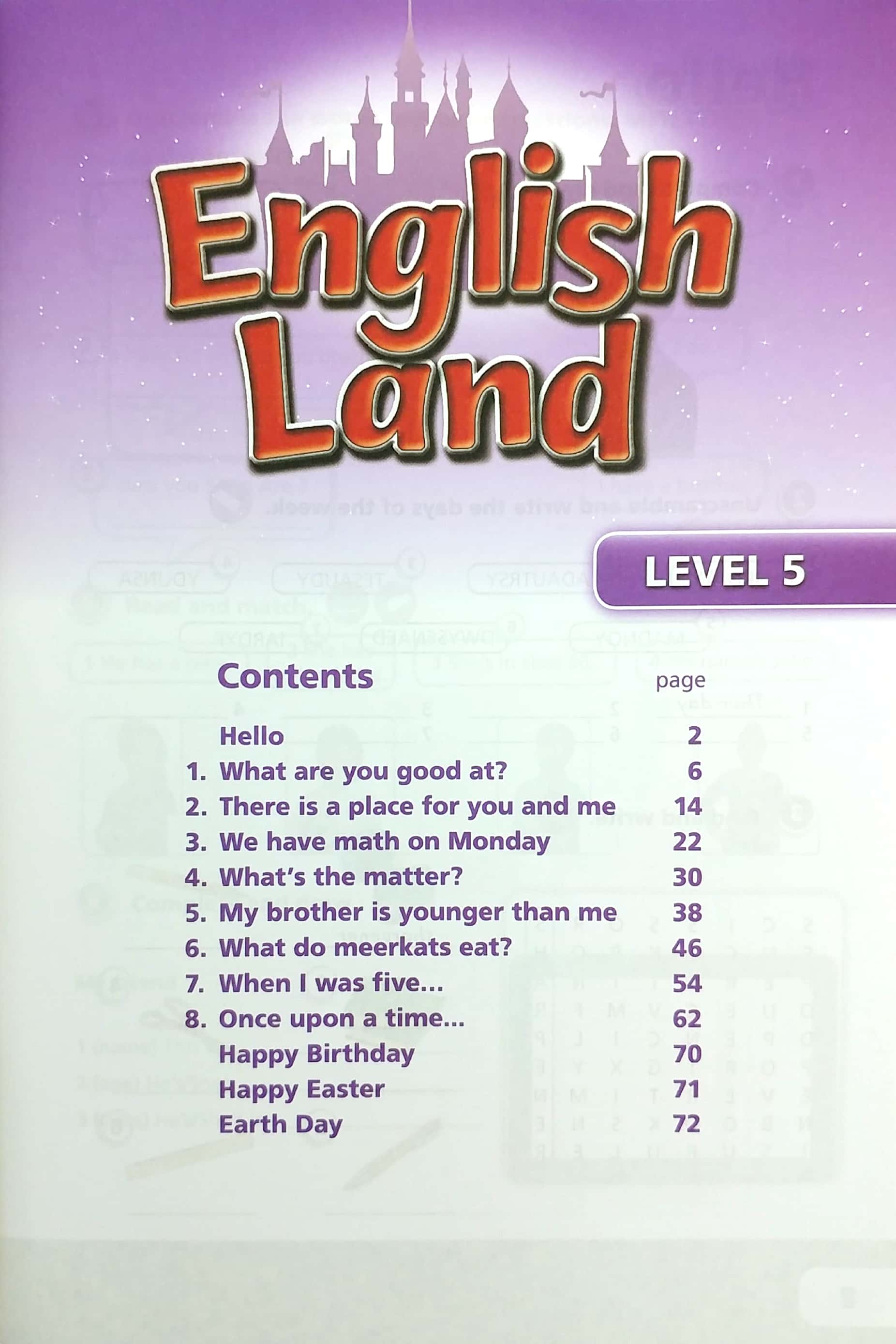 English Land Level 5: Student Book + Activity Book With CDs
