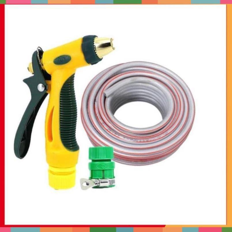 Bộ dây vòi xịt nước rửa xe,tưới cây tăng áp 3 lần 20M 206317