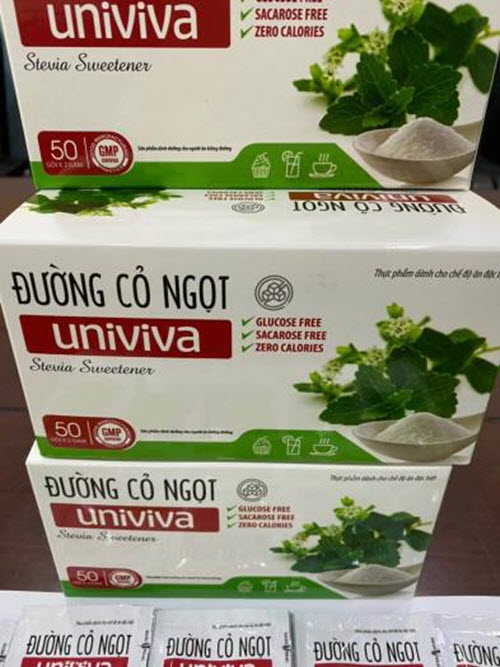 Đường Ăn Kiêng UNIVIVA - Chiết Xuất Từ Lá Cỏ Ngọt - Dành Cho Người Ăn Kiêng, Bệnh Đường Huyết