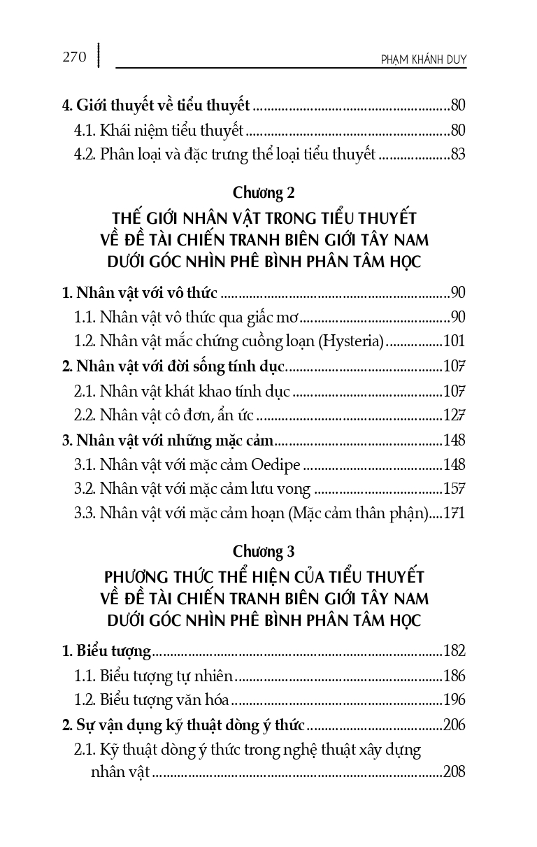 Chiến Tranh Biên Giới Tây Nam Dưới Góc Phê Bình Phân Tâm Học (Sách chuyên khảo)