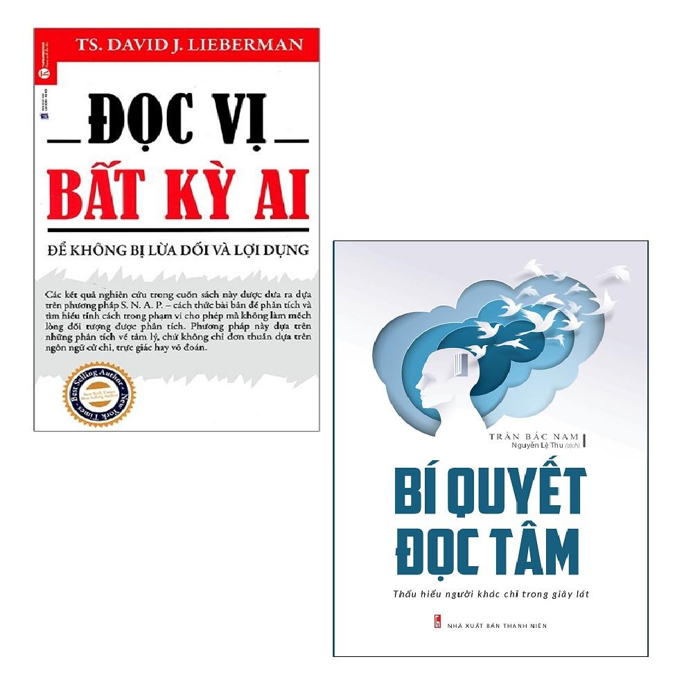 Sách - Combo: Đọc Vị Bất Kỳ Ai + Bí Quyết Đọc Tâm - Thấu Hiểu Người Khác Chỉ Trong Giây Lát