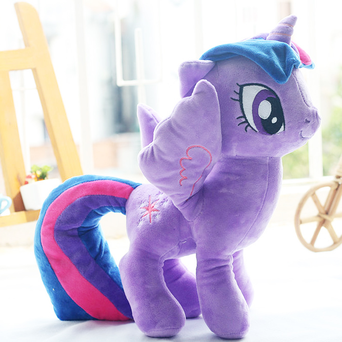 Ngựa Pony màu tím mộng mơ size 40cm