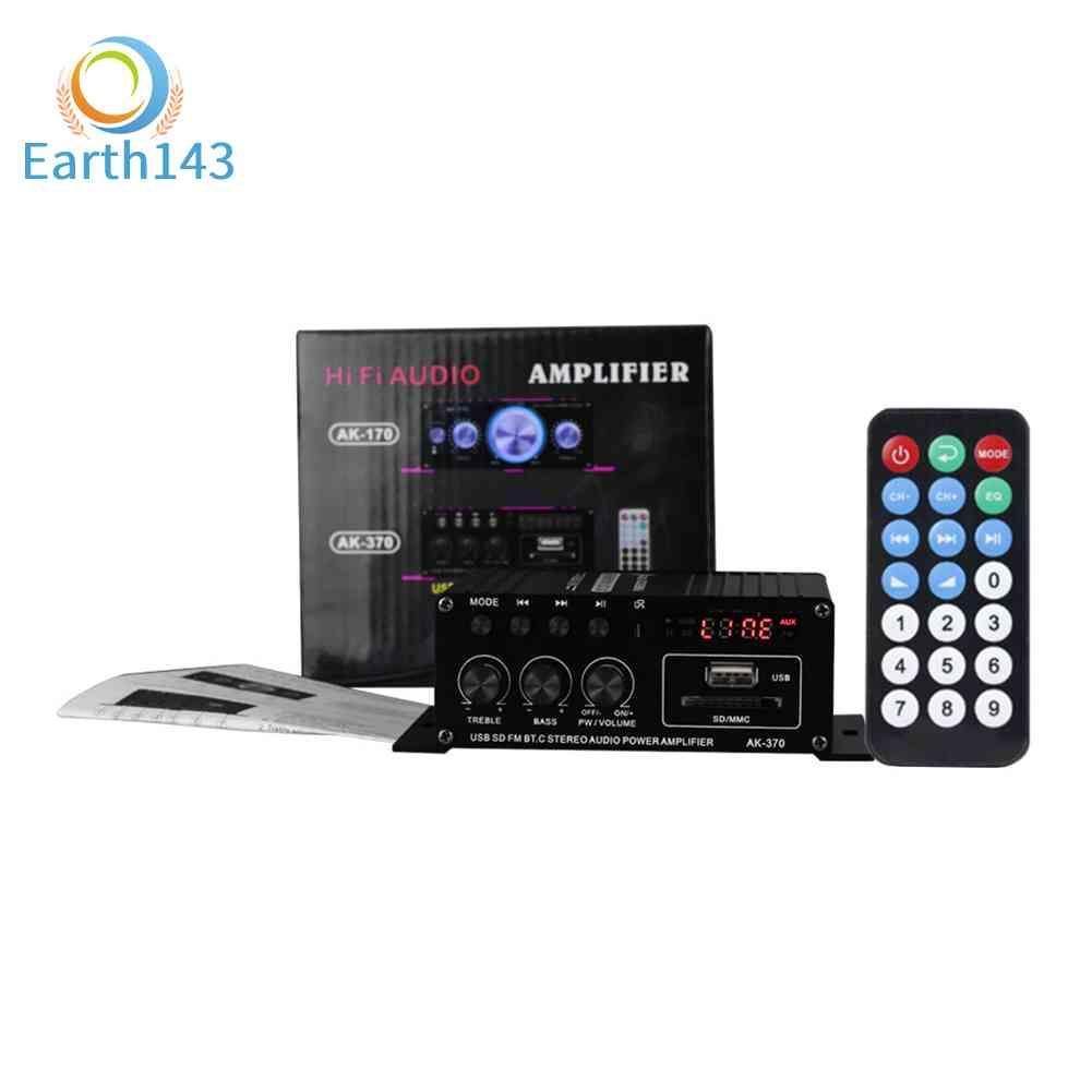 Bảng Mạch Khuếch Đại Âm Thanh AK-370 2.0 20W + 20W DC 12V HIFI Stereo USB