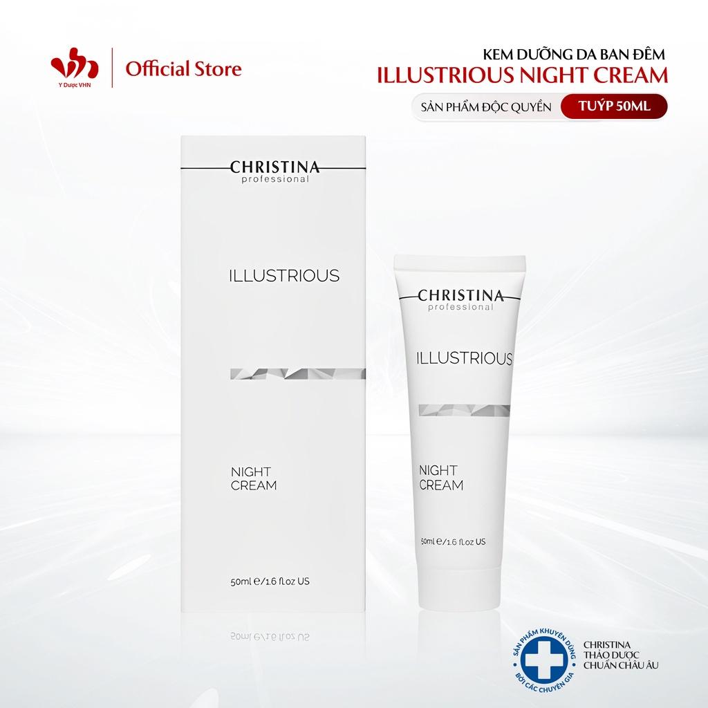 Kem Dưỡng Da Ban Đêm Illustrious Night Cream CHRISTINA Giúp Dưỡng Ẩm, Giảm Thâm Nám, Đều Màu Da 50ml