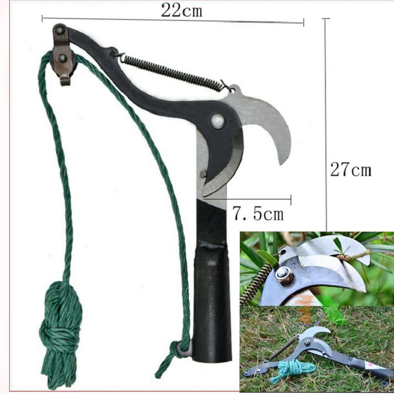 Kéo cắt cành cây hái quả trên cao hàng gia công làng nghề loại tốt siêu bén