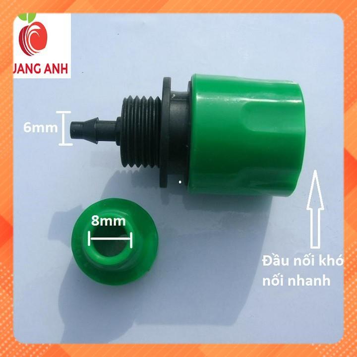 CÚT NỐI NHANH ỐNG NƯỚC NHỎ GIỌT 6mm - SET 1 CÁI