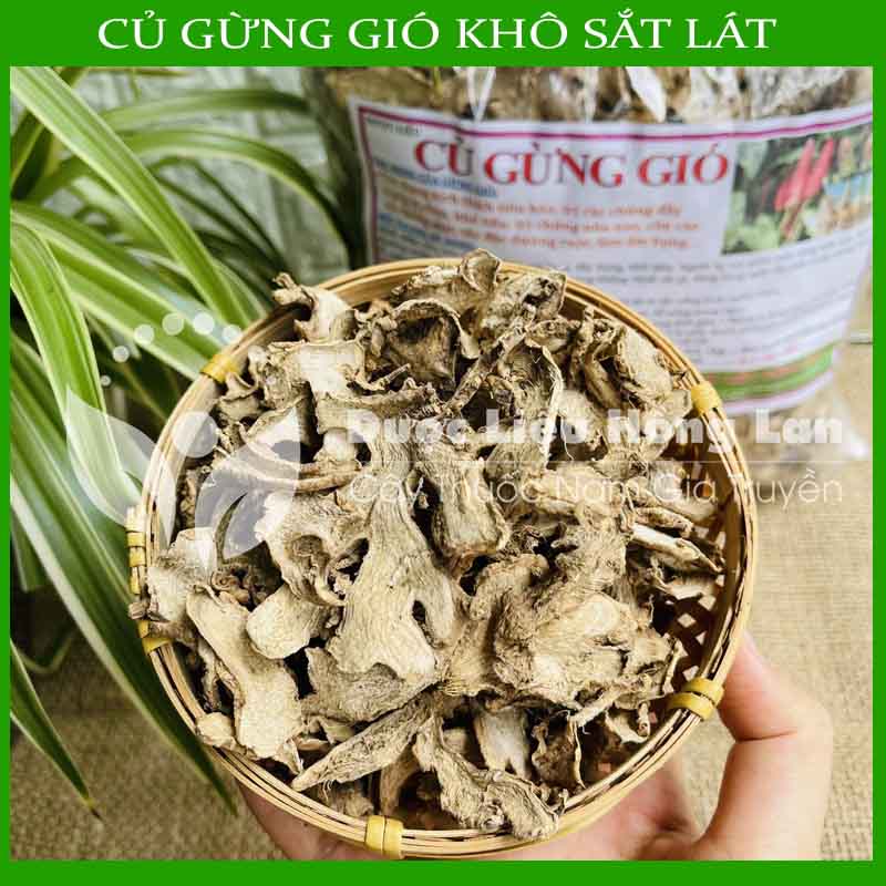 Củ Gừng Gió khô sạch đóng gói 500gram