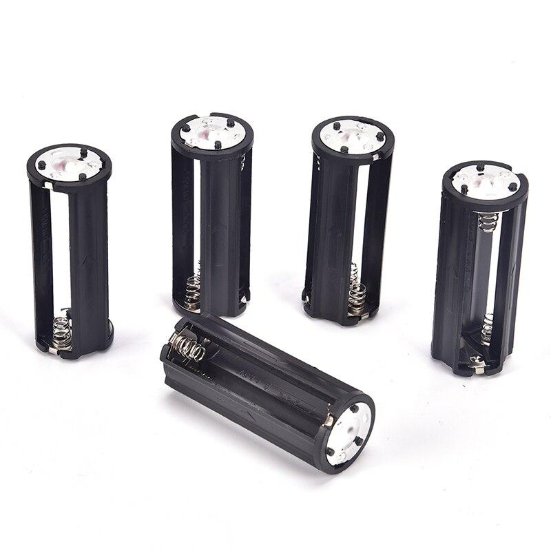 2 Cái/lốc Pin Cho 3X Pin AAA Hộp Đựng Pin Dành Cho 1.5V Cực Đen Cho Hàn hộp Bảo Quản