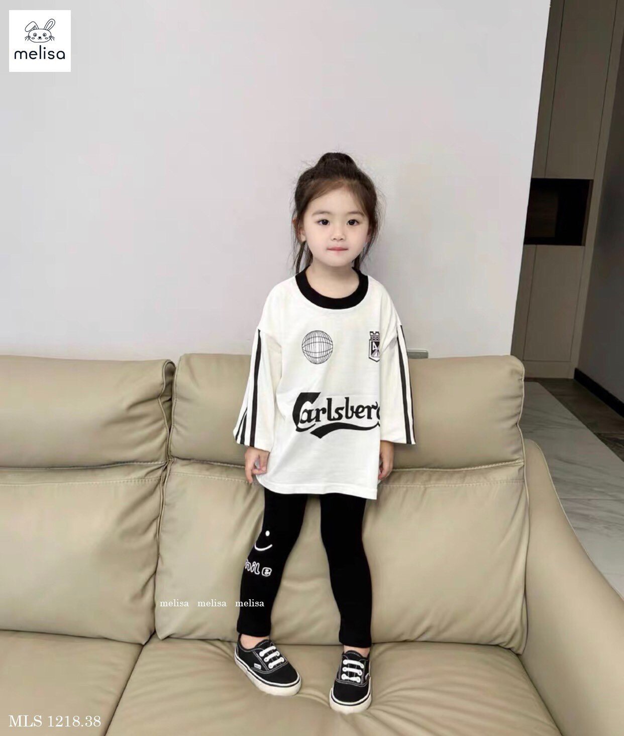 Bộ cotton bé gái 11 đến 45kg