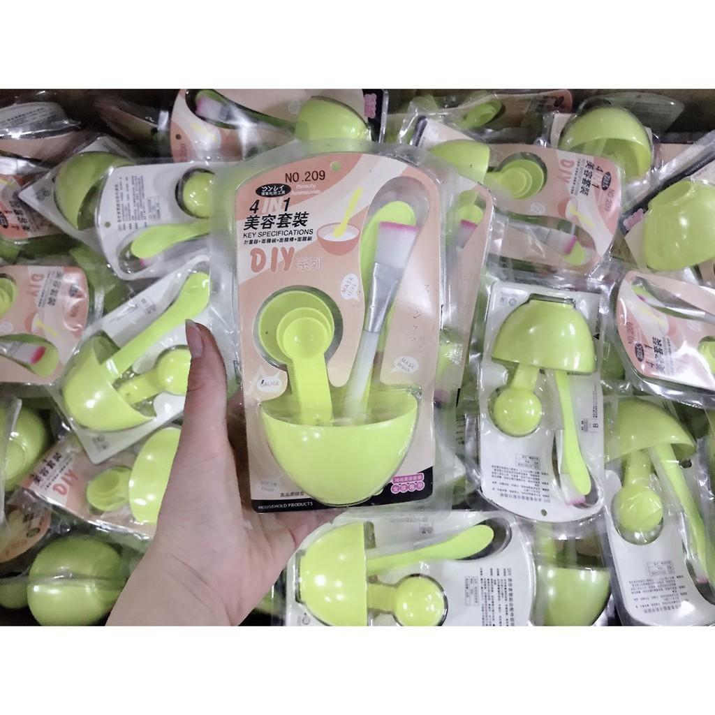 Bộ bát trộn mặt nạ 6 chi tiết hàng mới