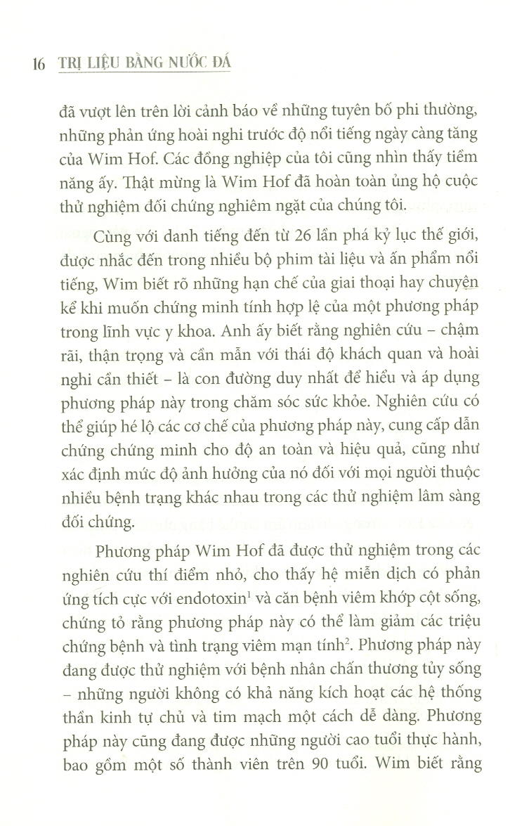 Trị Liệu Bằng Nước Đá - Kích Hoạt Toàn Bộ Tiềm Năng Cơ Thể Với Phương Pháp Wim Hof