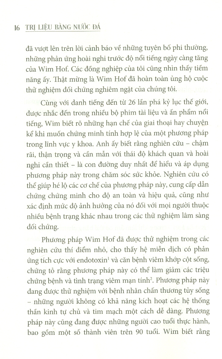 Trị Liệu Bằng Nước Đá - Kích Hoạt Toàn Bộ Tiềm Năng Cơ Thể Với Phương Pháp Wim Hof