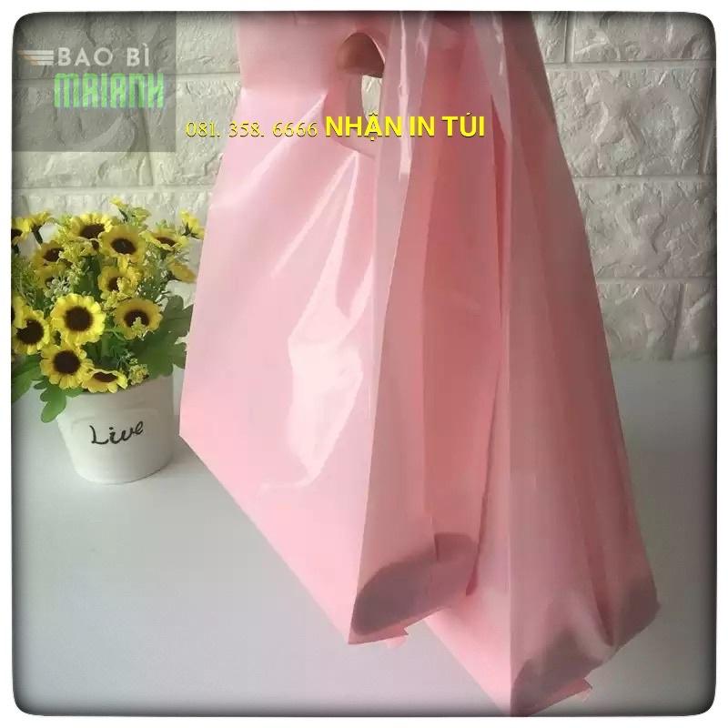 TÚI HỘT XOÀI HỒNG PASTEL HỒNG PHẤNtúi PE hồng, túi HD PE hồng phấn, 100% hạt ZIN SIÊU DAI, SIÊU BÓNG SIÊU ĐẸP!!!