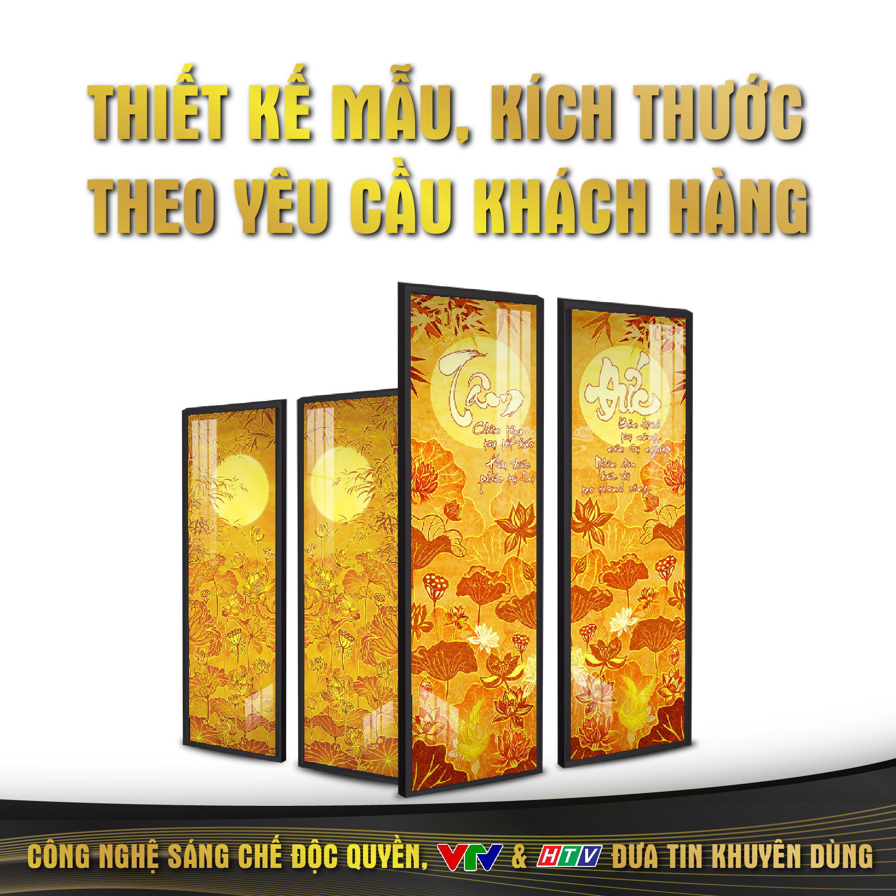 Đèn Hào Quang Phật In Tranh Trúc Chỉ ĐỐI DECORNOW, Trang Trí Ban Thờ Cho Tượng Phật, Hào Quang Trúc Chỉ DCN-29