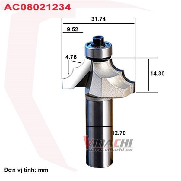 Mũi soi vát 2 chỉ lồi  AC0802 - Mũi soi vát 2 chỉ lồi  AC0802 làm bằng hợp kim, chịu được nhiệt độ cao