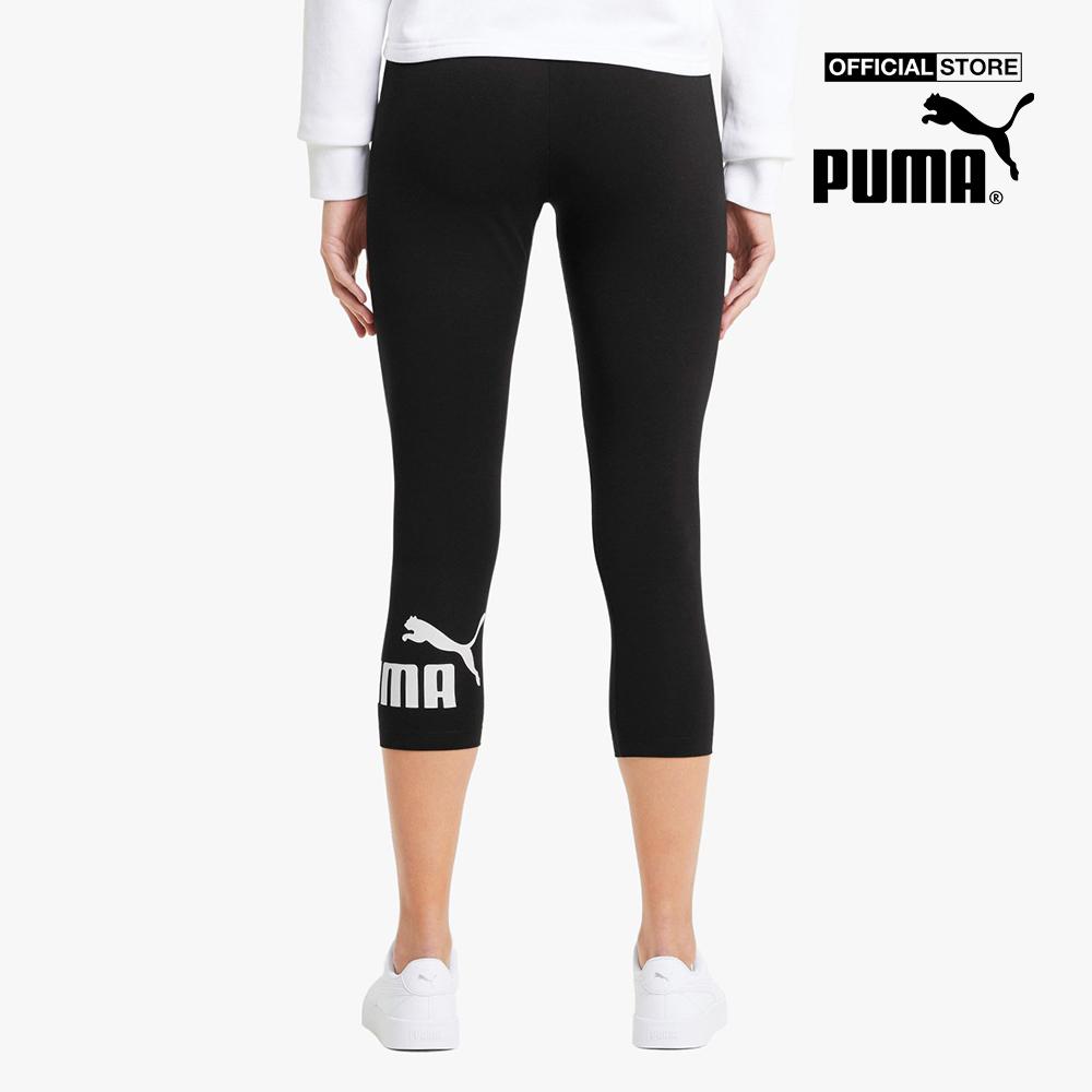 PUMA - Quần legging thể thao nữ Essentials 3/4 Logo 586828