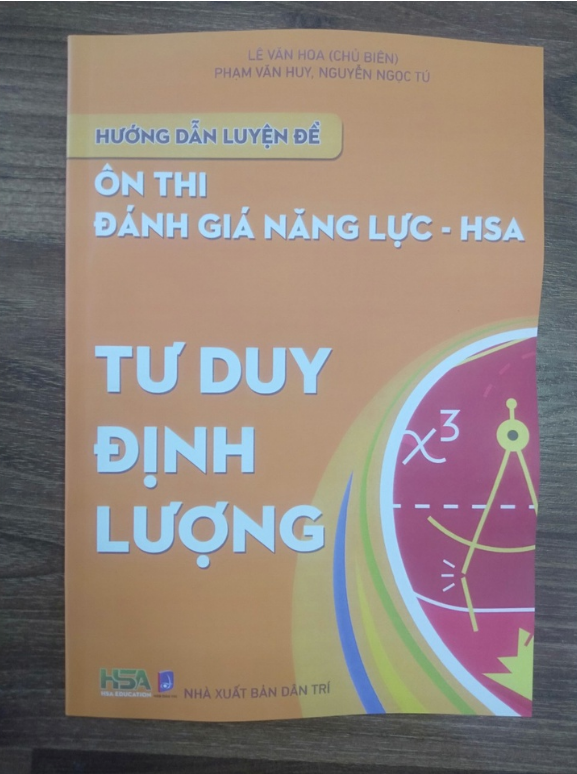 Sách - Hướng dẫn luyện đề ôn thi Đánh giá năng lực Tư duy định lượng