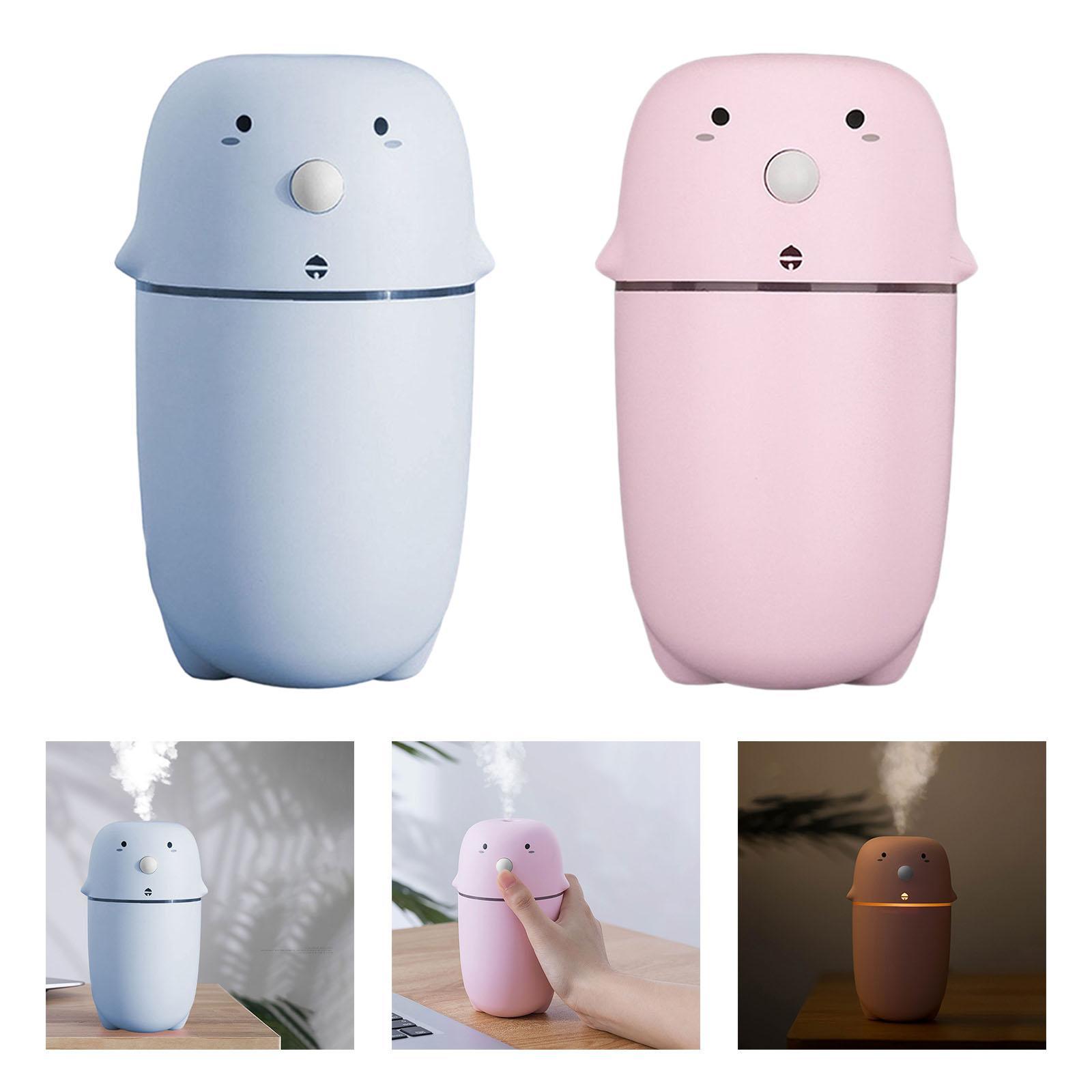 Portable 300ml Cool Mist Humidifier Essential Oil Diffuser for Home Car