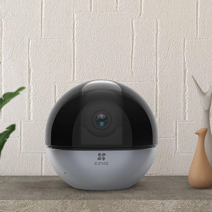 Camera wifi trong nhà, Camera Ezviz C6W 4.0 Megapixel, quay quét, đàm thoại hai chiều, tích hợp AI - Hàng chính hãng bảo hành 24 tháng