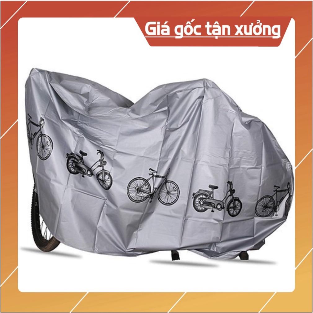 Bạt phủ xe máy in hình khổ rộng phù hợp mọi loại xe