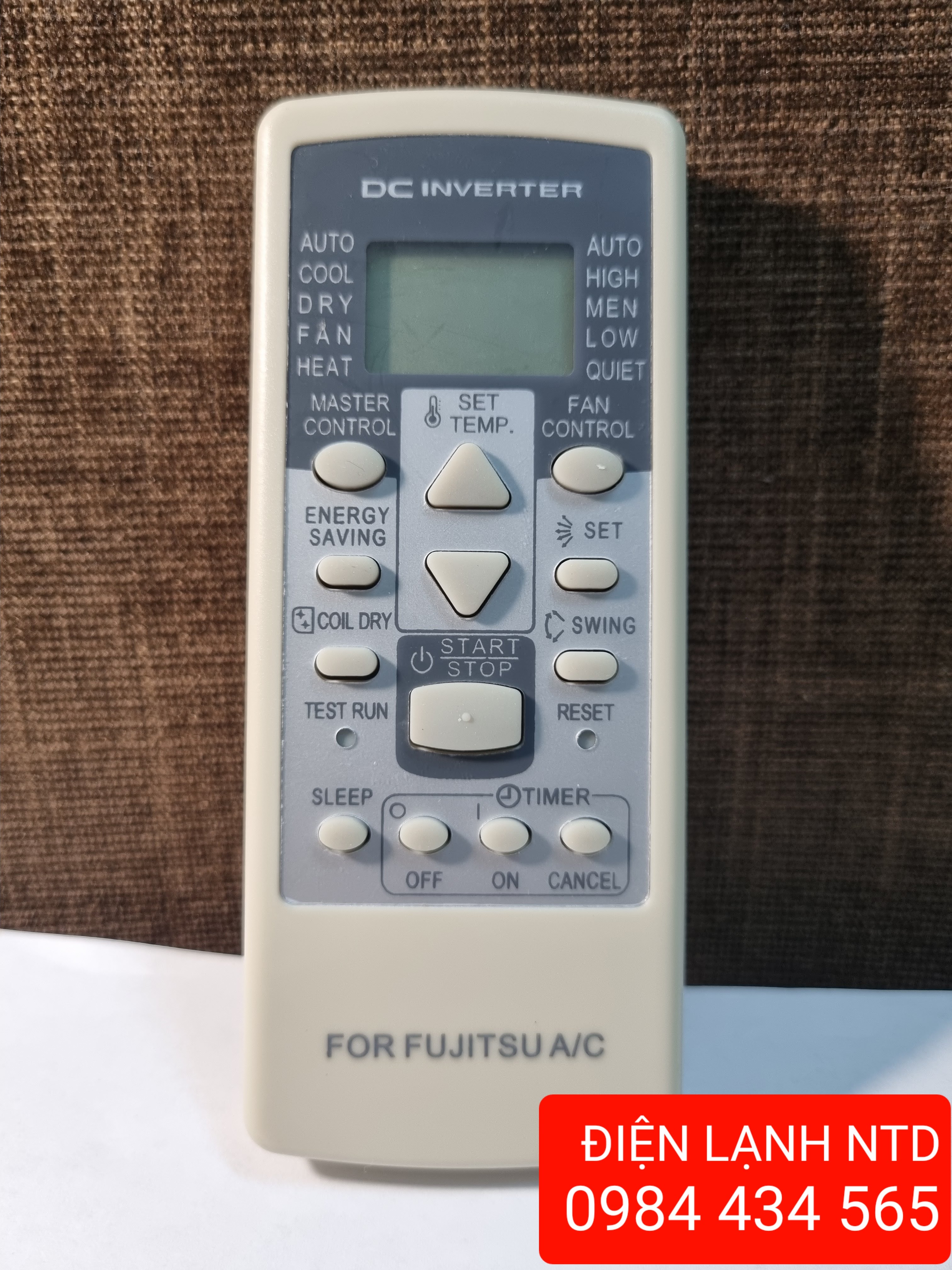 Điều khiển cho điều hòa Fujitsu Inverter/Remote máy lạnh Fujitsu Inverter