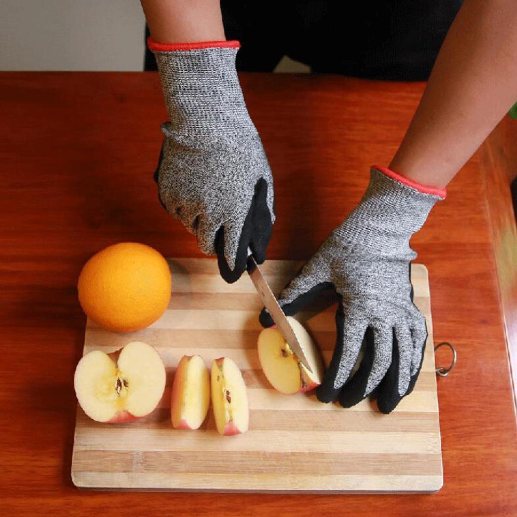 1 Pair of Cut Resistant Level 5 Safety HPPE Gloves Butcher Protective Worker