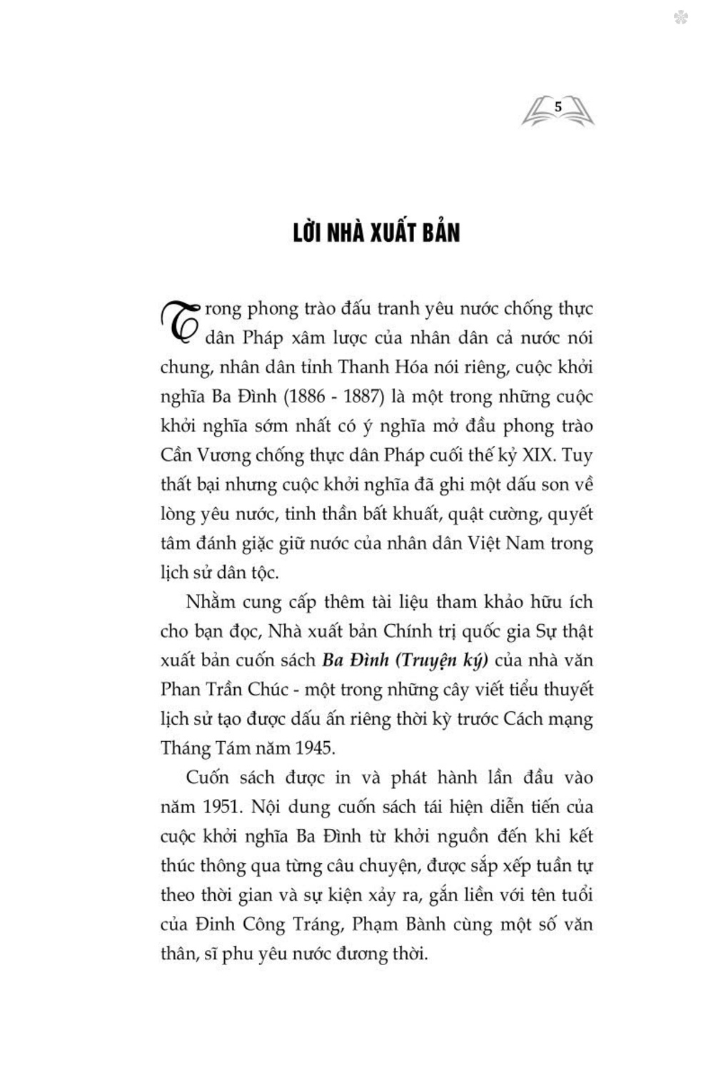 Ba Đình (Truyện ký) bản in 2024