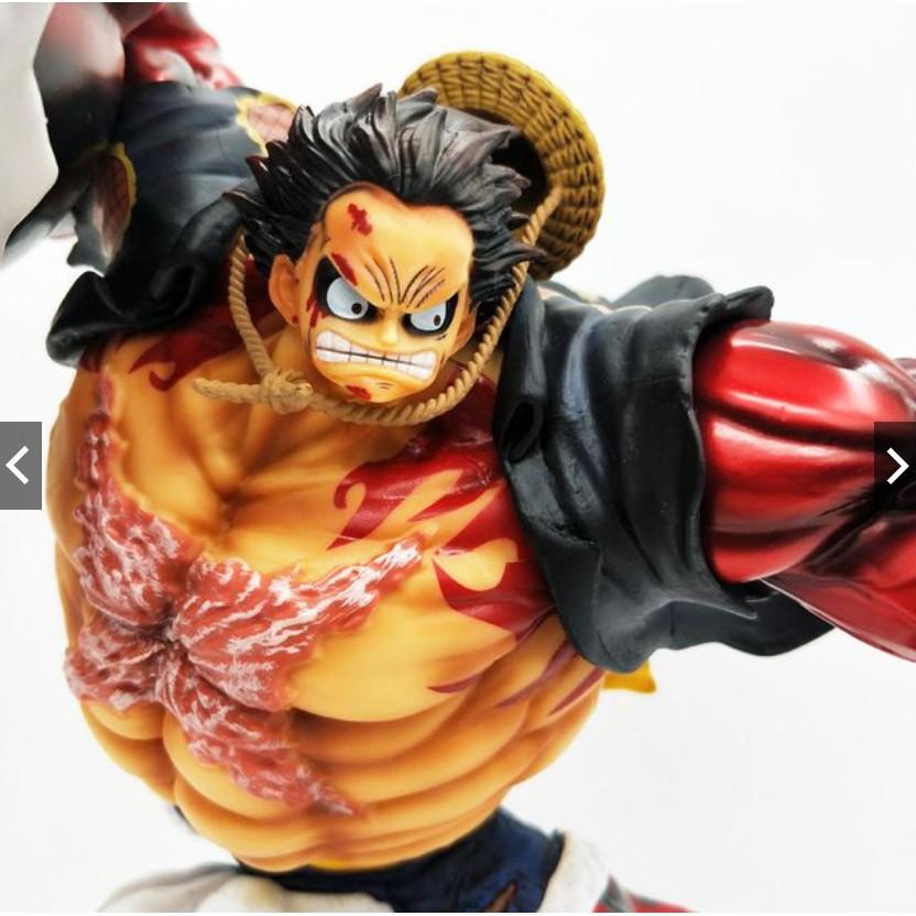 Mô Hình Figure One Piece Luffy Gear 4 tấn công 39cm