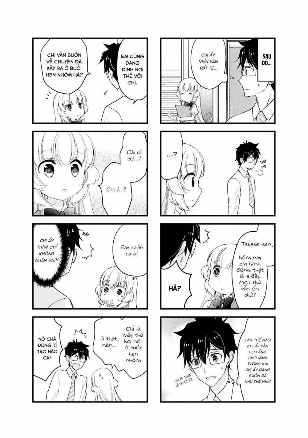 senpai nhỏ nhắn của tôi rất dễ thương chapter 15 9