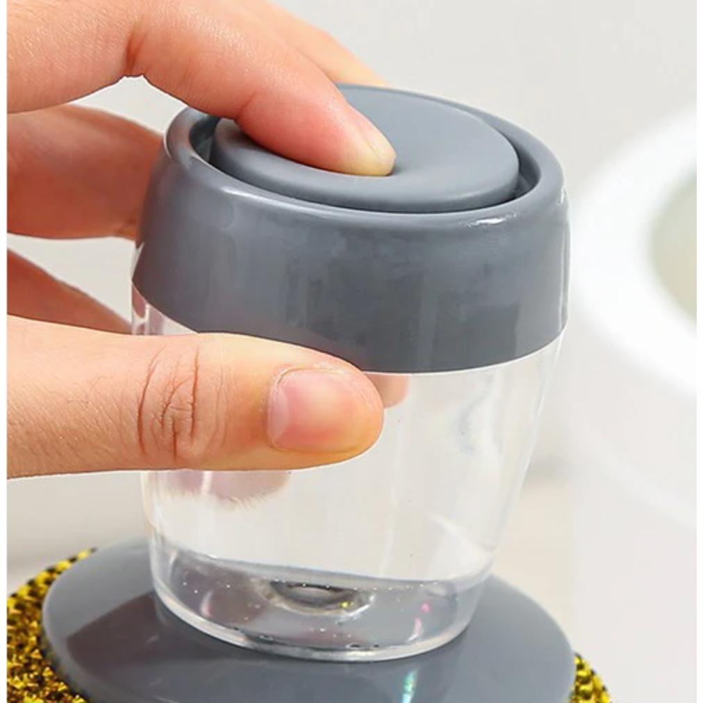 Dụng cụ rửa chén không ướt tay có nút bấm xịt nước rửa chén tiện lợi