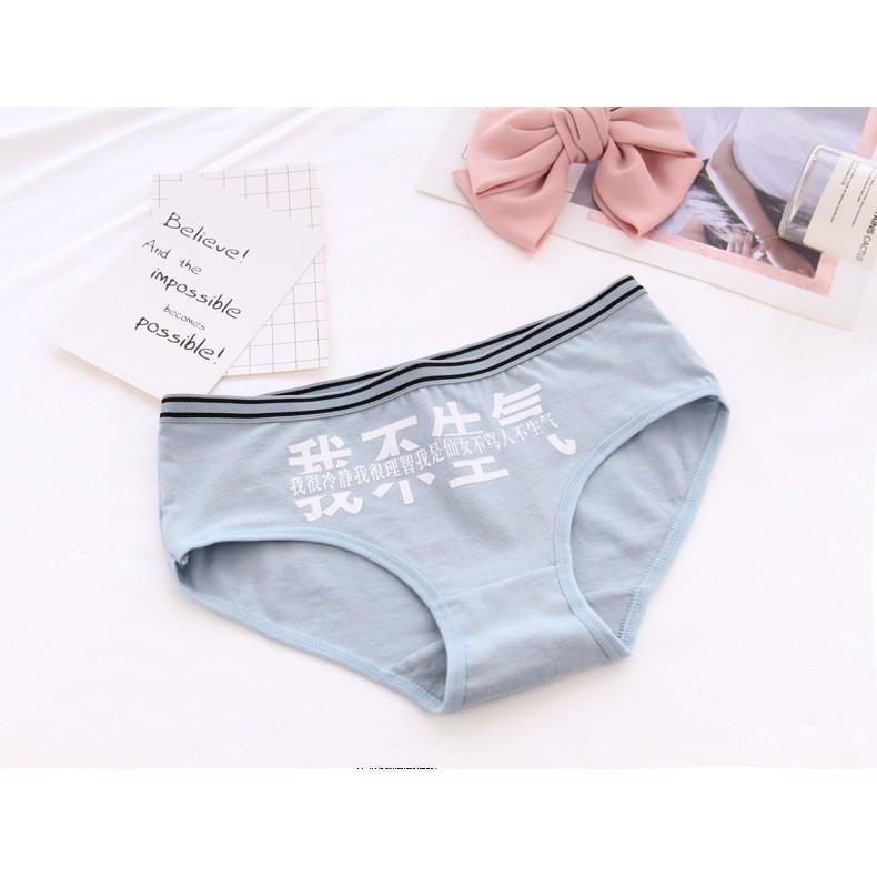 Hộp 05 quần lót cotton hình chữ