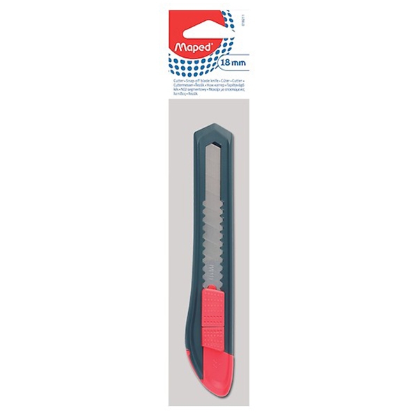 Bộ 2 Dao Rọc Giấy Maped Plastic 18 mm - 018211