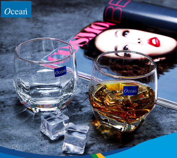 Bộ Ly Thủy Tinh OCEAN Jubilee Rock 6 Sets 340 ML DECOR LUXURY - Hàng Nhập Khẩu