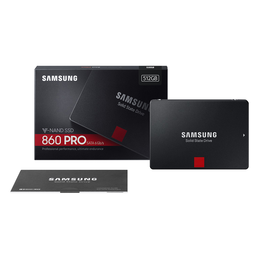 Ổ Cứng SSD Samsung 860 Pro MZ-76P512BW 512GB Sata III 2.5 inch - Hàng Nhập Khẩu