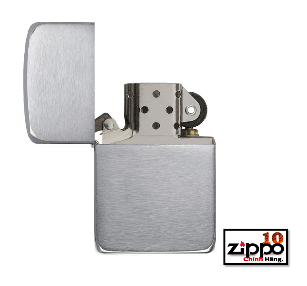 Bật lửa Zippo 1941Replica Brushed Chrome (Trắng nhám) SKU: 1941 - Chính hãng 100%