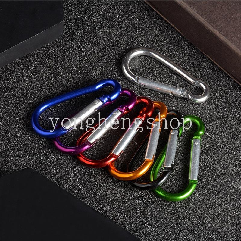 Móc Khóa Carabiner Mini Bằng Hợp Kim Nhôm Gắn Bình Nước Tiện Dụng