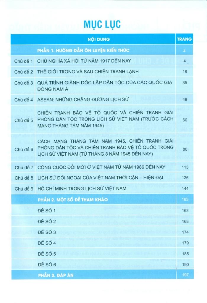 Sách - Câm Nang Ôn Luyện Thi THPT, Đại Học - Môn Lịch Sử