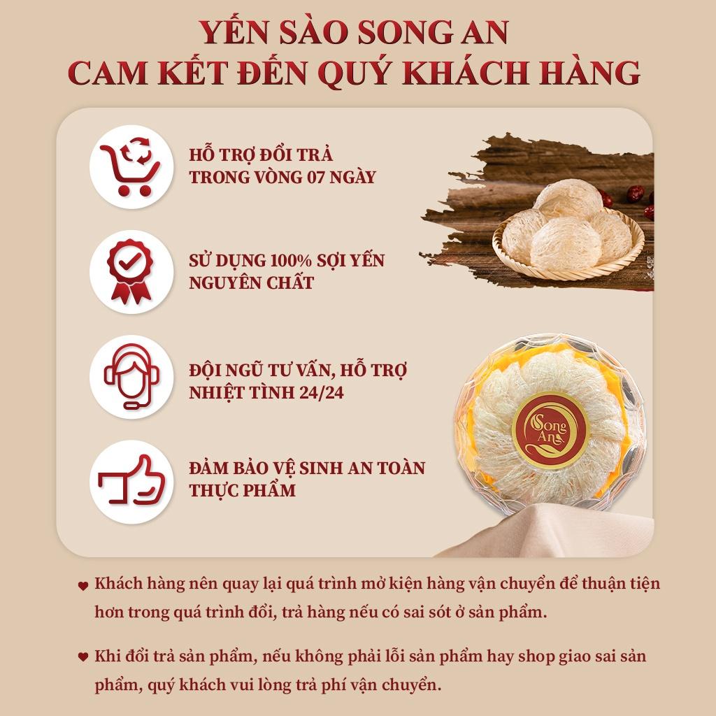 Tổ yến rút lông nguyên tổ thượng hạng Song An Food nguyên chất 100gr