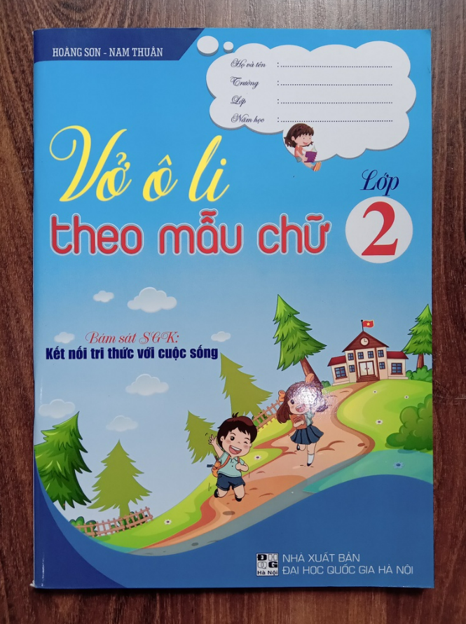 Sách - Vở Ô Li Theo Mẫu Chữ Lớp 2