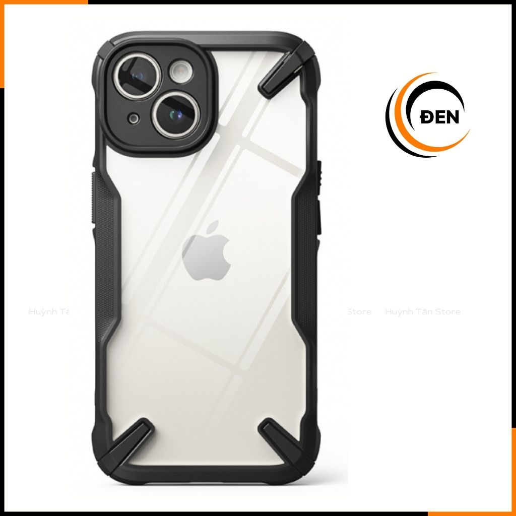 Ốp lưng iphone 15 RINGKE chính hãng trong suốt chống sốc FUSION X chống ố vàng phụ kiện điện thoại huỳnh tân store - Hàng nhập khẩu