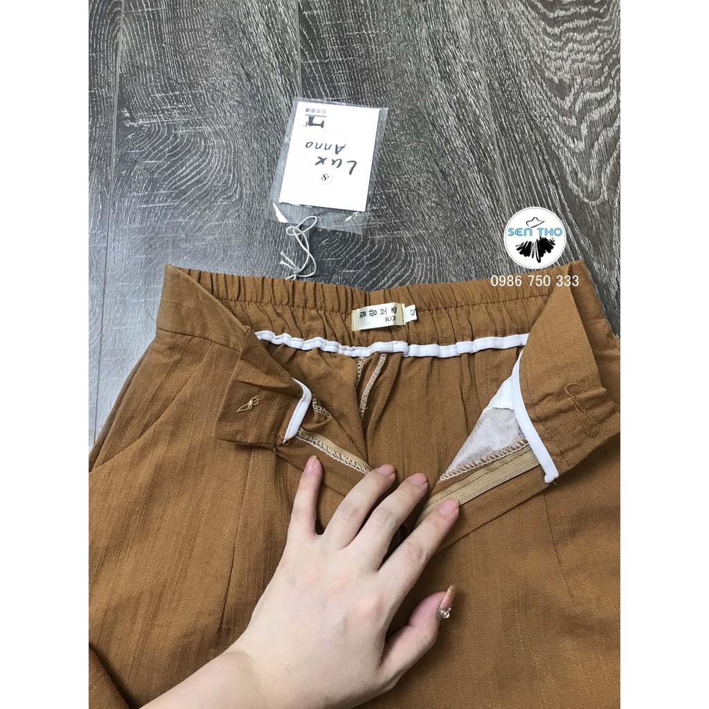 Quần Đũi Nữ Ống Rộng, Culottes Dáng Lửng, Cạp Chun Sau, Form Rộng, Nhiều Màu Sắc