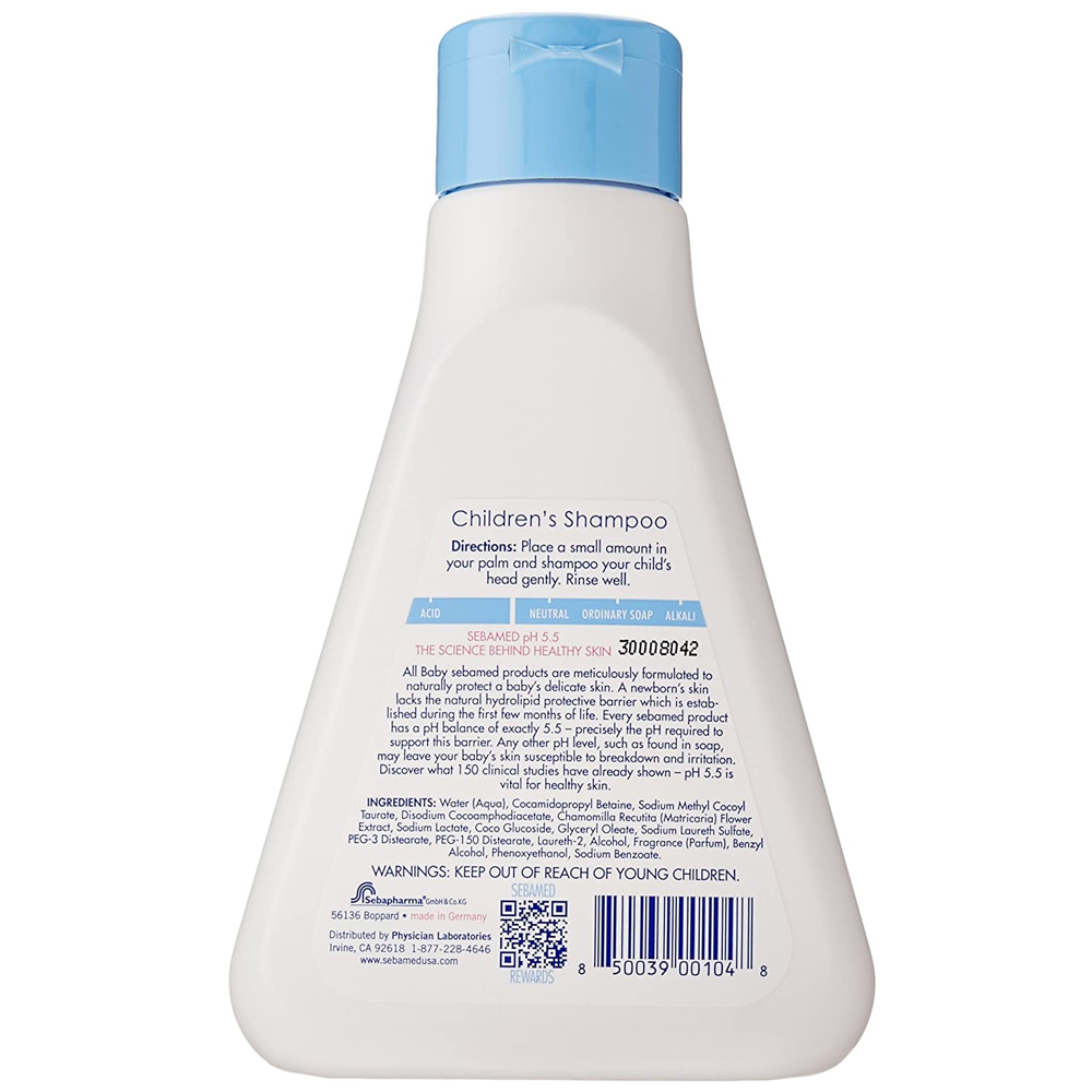 Dầu Gội Trẻ Em Không Cay Mắt Sebamed Baby Shampoo 250ml