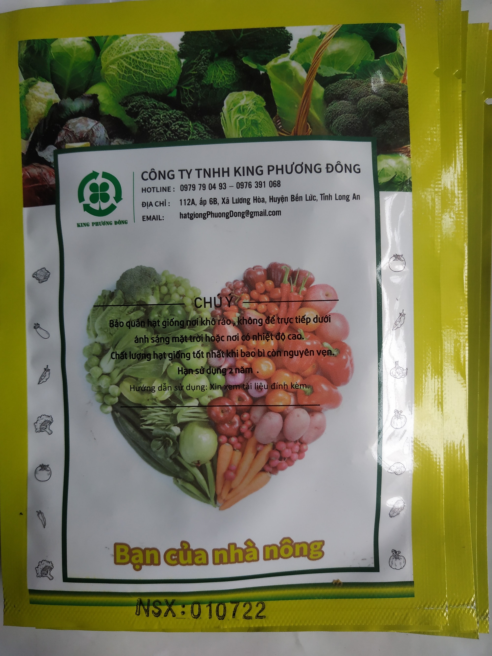 Combo 5 gói Hạt giống CỦ CẢI TRẮNG - gói 20 gram